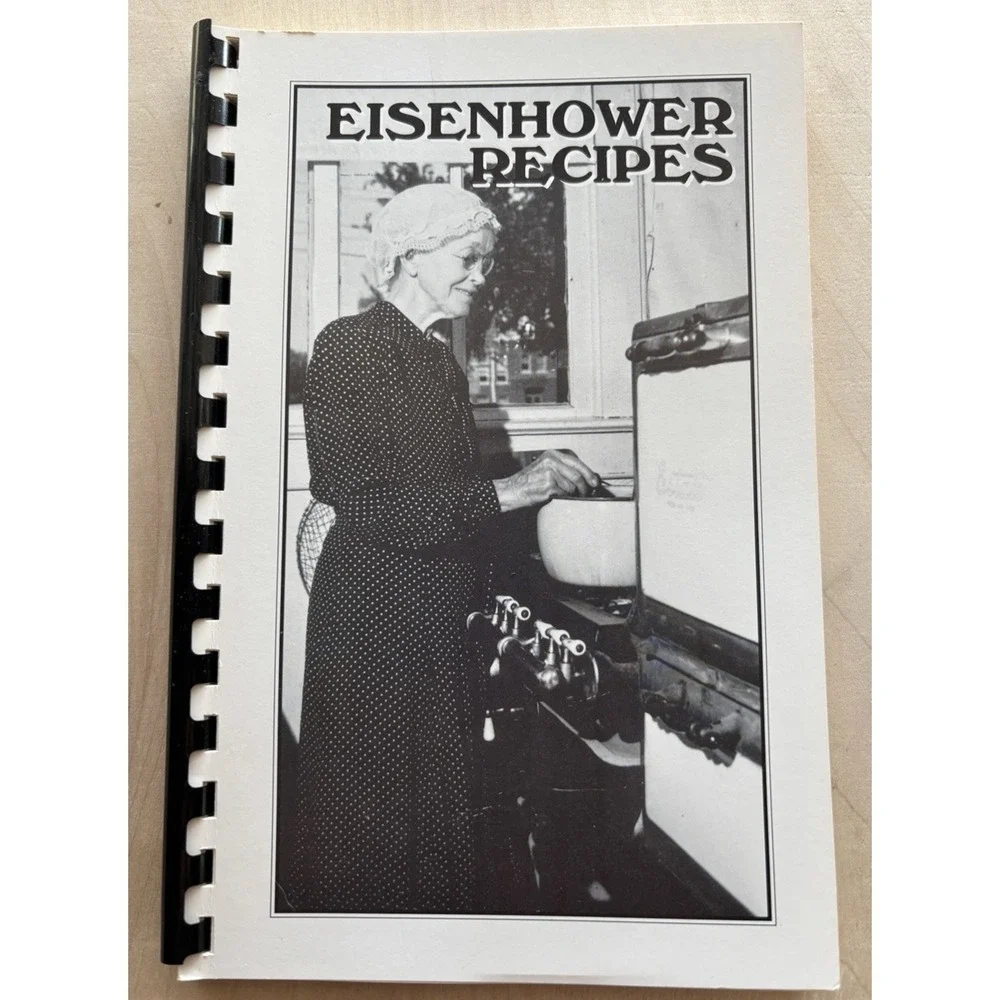 Vintage Eisenhower Recipes Cook Book Spiral 1995 Presidential Library Archives